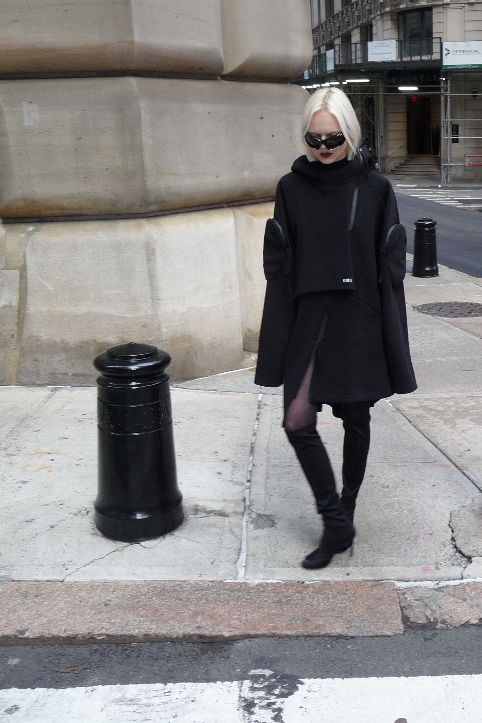 Neo-Trench Hybrid Oversize Hoodie