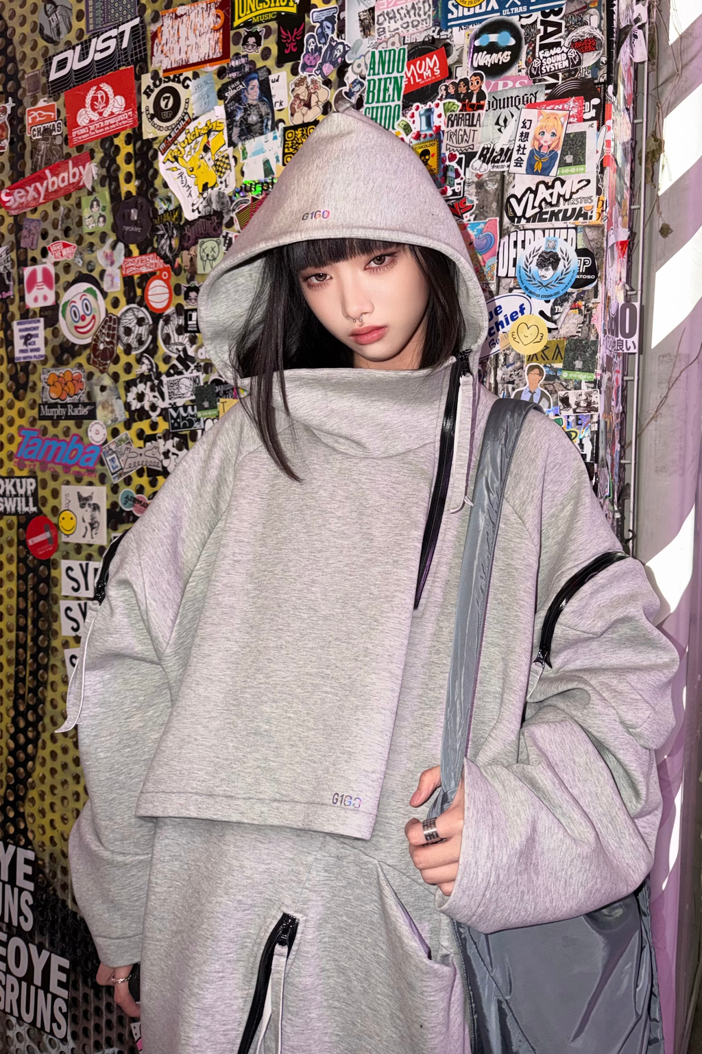 Neo-Trench Hybrid Oversize Hoodie